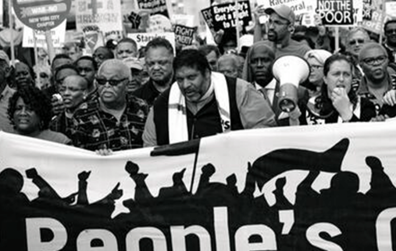 Protesters with signs